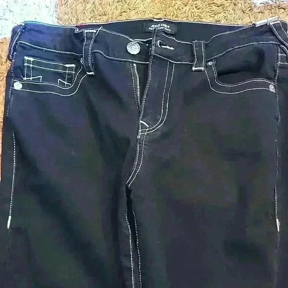 True Religion Jenny Curvy Mid Rise Skinny Jeans - Picture 1 of 5